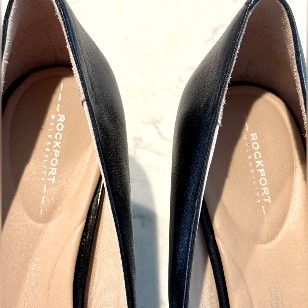 Rockport Walkability Black Leather Heels Women’s US 9 - Picture 5 of 7